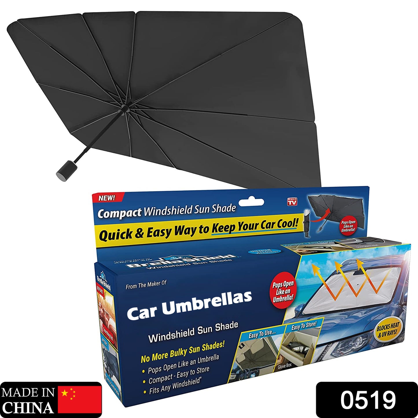 Wwindshield Umbrella Sun Shade Cover Visor Sunshades Reviews Automotive Front Sunshade Fits Foldable Windshield Brella Various Heat Insulation Shield For Car